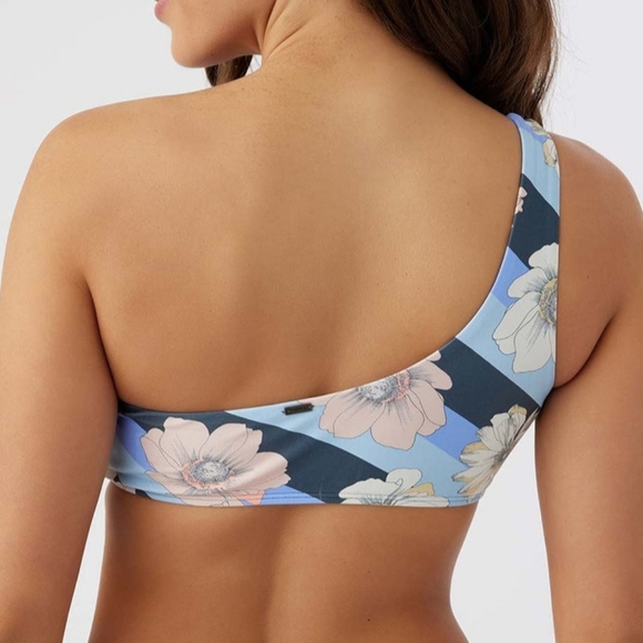 🐳O'NEILL BRAND NEW ONE SHOULDER BIKINI TOP SIZE S - Picture 5 of 9